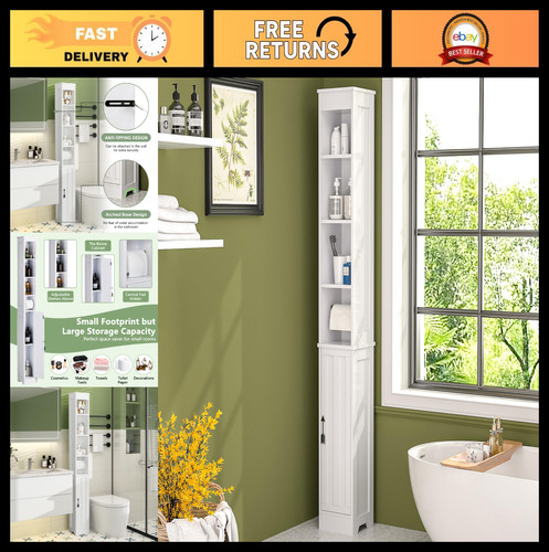 Tall narrow storage cabinet - storage,