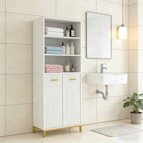 Bathroom tall storage - storage, cabinet
